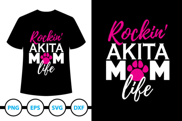 Akita Dog T-Shirt Design 1 Review