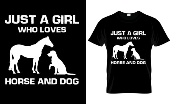 Just a Girl Who Loves Horse and T-Shirt