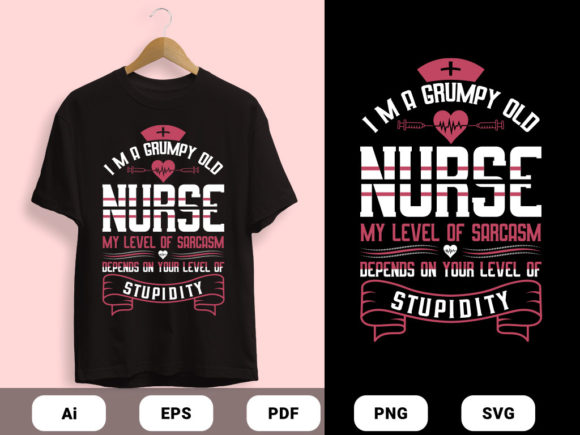 Nurse Typography T-shirts Design Vector Review