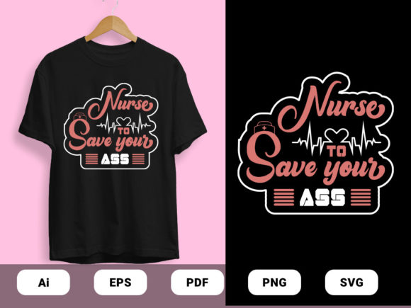 Nurse Typography T Shirts Design Vectors Review